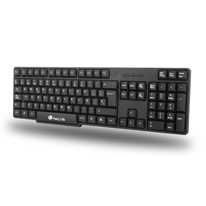 Pack Teclado Y Mouse Ngs Euphoria Kit Multimedia Wireless