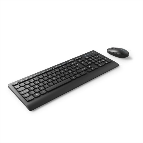 Kit Wireless De Teclado Mouse Y Alfombrilla Energy Office Wireless Set 3 Silent Color Negro - Oferta_moving