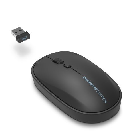 Kit Wireless De Teclado Mouse Y Alfombrilla Energy Office Wireless Set 3 Silent Color Negro - Oferta_moving