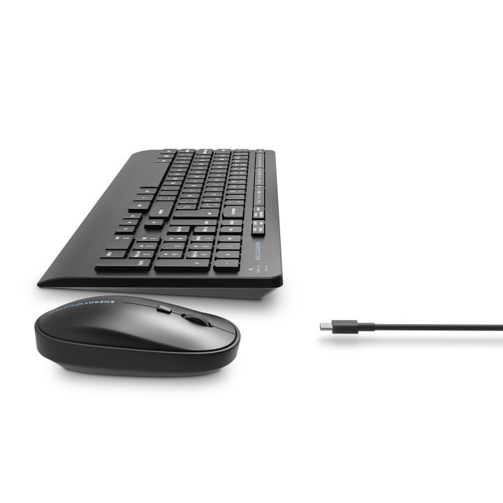 Kit Wireless De Teclado Mouse Y Alfombrilla Energy Office Wireless Set 3 Silent Color Negro - Oferta_moving