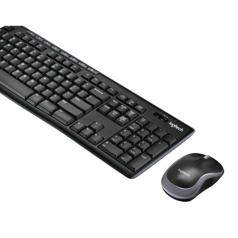 Teclado Logitech Wireless Combo Mk270 Aleman P n  920-004511