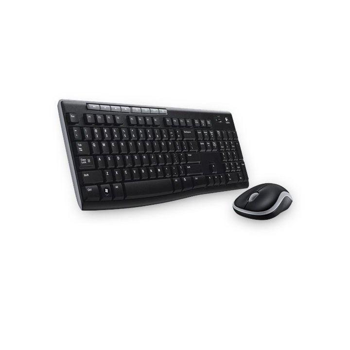 Teclado Logitech Wireless Combo Mk270 Ruso