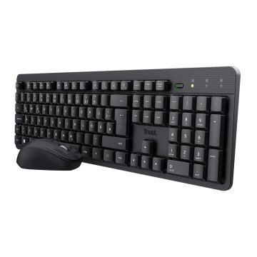 Pack Teclado Y Mouse Trust Wireless Tkm-360 Silencioso 25356