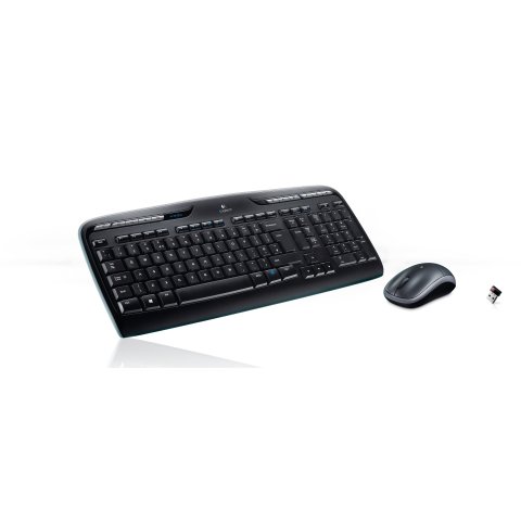Teclado Logitech Mk330 Ingles Internacional Wireless Combo P n 920-003989