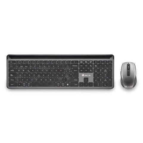 Kit Silencioso De Teclado Y Ratón Ngs Eclipse Kit Multifunción Recargable Con 12 Teclas Multimedia
