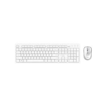 Teclado Y Mouse Trust Wireless Ody Ii Silencioso Blanco...