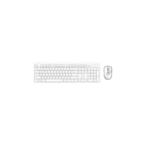 Teclado Y Mouse Trust Wireless Ody Ii Silencioso Blanco 25467