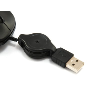 Mouse Equip Life Optico 2 Botones Usb Cable Retractil Color Negro 1000dpi 2