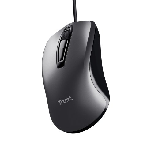 Mouse Trust Carve Usb 3 Botones Y Rueda Desplazamiento 1200dpi Color Negro 23733