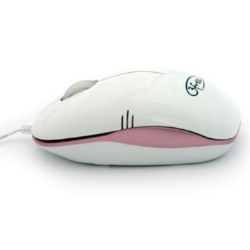 Mouse 3free Mcm101 wp Dise¥o Blanco Rosa 2