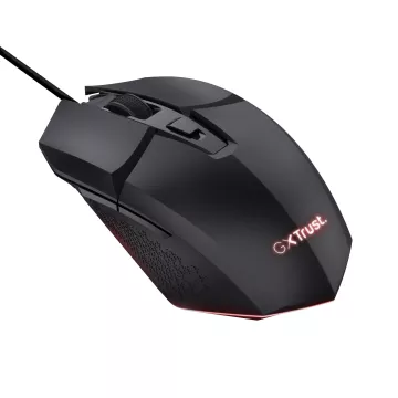 Mouse Trust Gaming Rgb Gxt 109 Felox Iluminacion Led 6 Botones Negro 25036