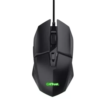 Mouse Trust Gaming Rgb Gxt 109 Felox Iluminacion Led 6 Botones Negro 25036 2