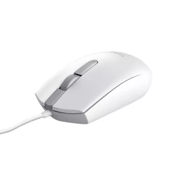 Mouse Trust Tm-101 Eco Usb 3 Botones Y Rueda Desplazamiento 1200dpi Color Blanco 25320