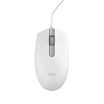 Mouse Trust Tm-101 Eco Usb 3 Botones Y Rueda Desplazamiento 1200dpi Color Blanco 25320 2