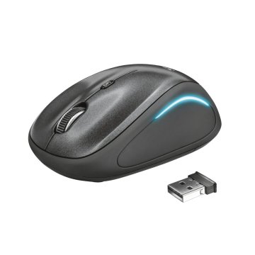 Mouse Trust Wireless Yvi Fx 2.4ghz 800 1600 Dpi Color Negro 22333