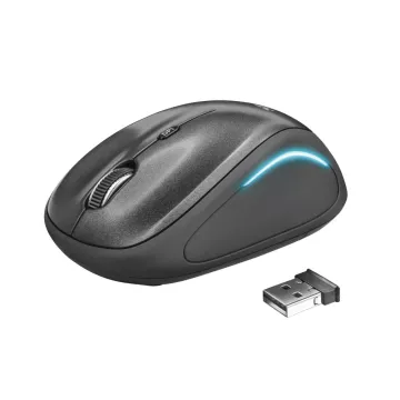 Mouse Trust Wireless Yvi Fx 2.4ghz 800 1600 Dpi Color Negro 22333