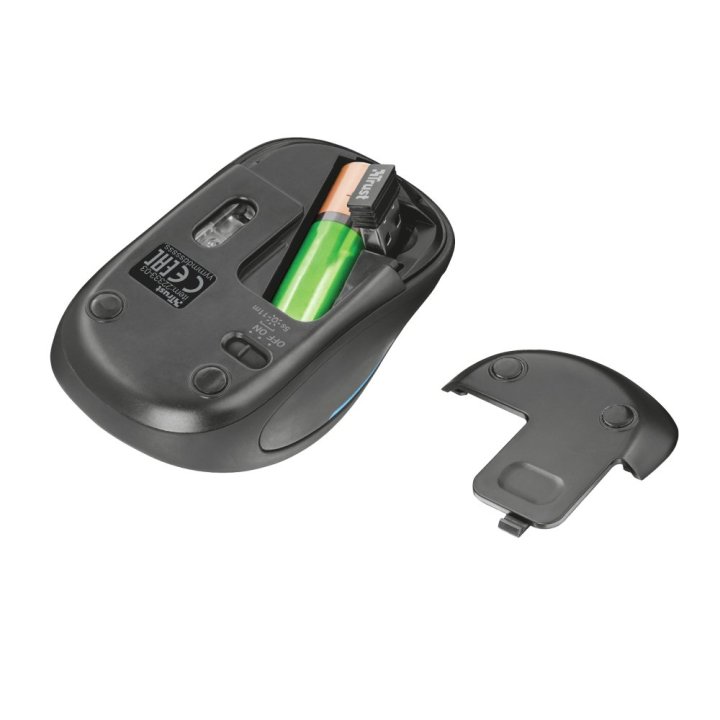 Mouse Trust Wireless Yvi Fx 2.4ghz 800 1600 Dpi Color Negro 22333