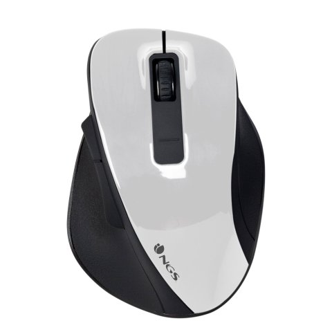 Mouse Ngs Wireless Bow White 1200dpi 2.4ghz Nano Receptor Usb Color Blanco