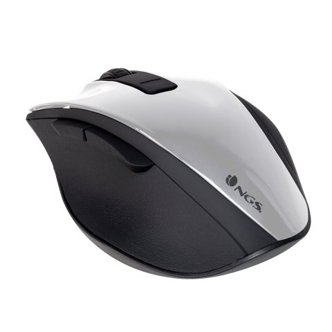 Mouse Ngs Wireless Bow White 1200dpi 2.4ghz Nano Receptor Usb Color Blanco