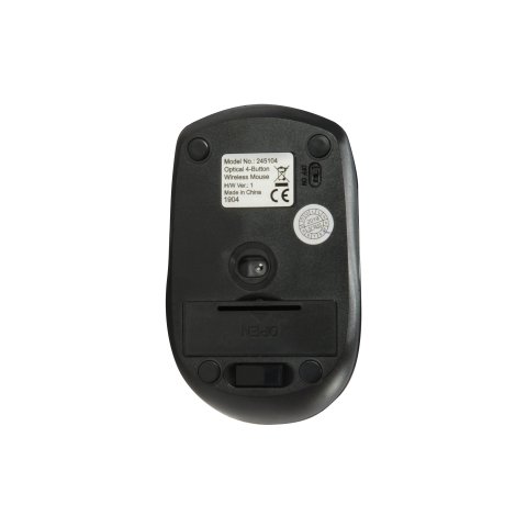 Mouse Equip Wireless Life Optico 2.4ghz 4 Botones Color Negro Dpi 800 1200 1600
