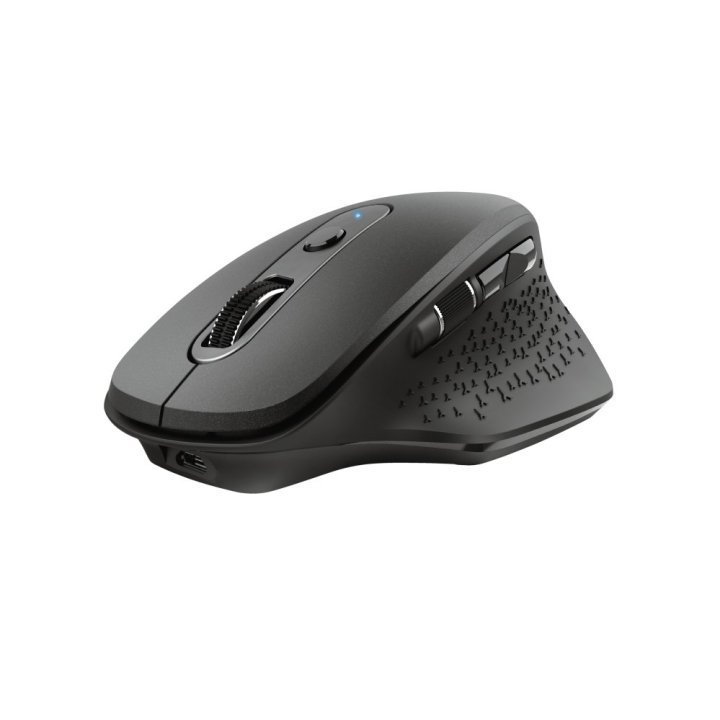 Mouse Trust Wireless Ozaa Recargable- Sensor Optico - 6 Botones - 800 1200 1600 2400dpi - Receptor Micro Usb 23812