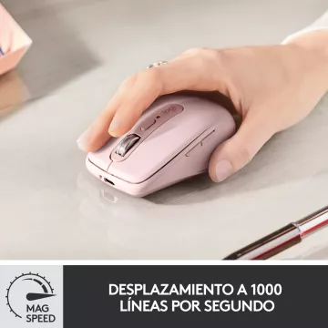 Mouse Logitech Wireless Y Bluetooth Anywhere 3 2.4ghz Unifying Y Bluetooth (3 Dispositivos Simultaneos) Rosa P n 910-005990 2