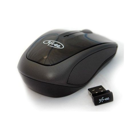Mouse 3free Wireless Mcw401 Receptor Nano Negro