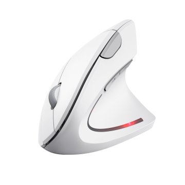 Mouse Trust Wireless Ergo Verto Vertical 800-1600dpi Blanco 25132