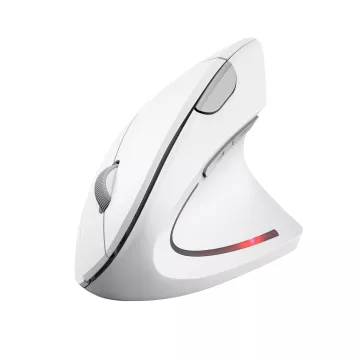 Mouse Trust Wireless Ergo Verto Vertical 800-1600dpi Blanco 25132