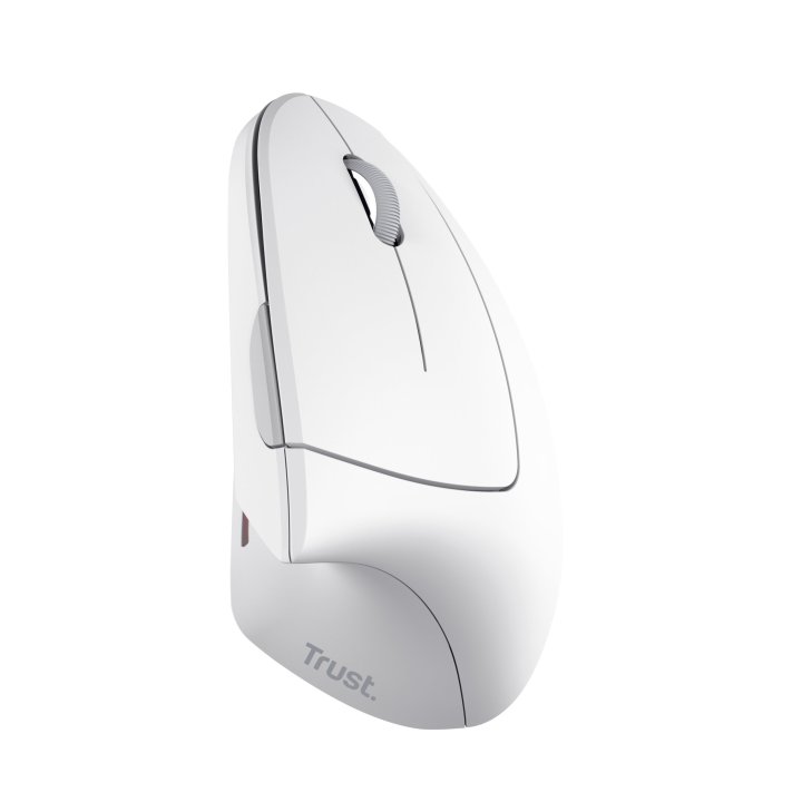 Mouse Trust Wireless Ergo Verto Vertical 800-1600dpi Blanco 25132