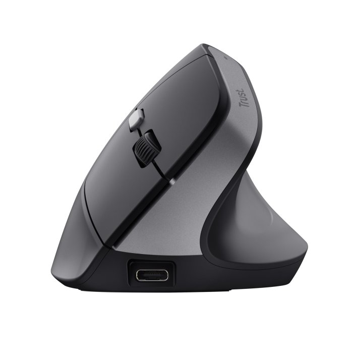 Mouse Trust Wireless Ergo Bayo Ii 25145 Rf 2.4 Ghz Dpi Ajustable 800-2400ppp 6 Botones Carga Usb-c