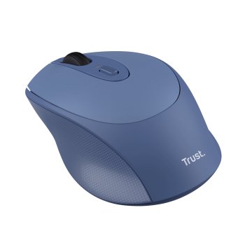 Mouse Trust Wireless Zaya Azul 25039 - Recargable Usb-c - 4 Botones - 800 1200 1600dpi - Receptor Usb 2