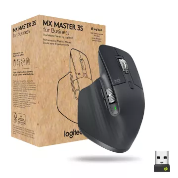 Mouse Logitech Wireless Y Bluetooth Mx Master 3s For Business Laser 2.4 Ghz Unifying Y Bluetooth Grafito P n 910-006582
