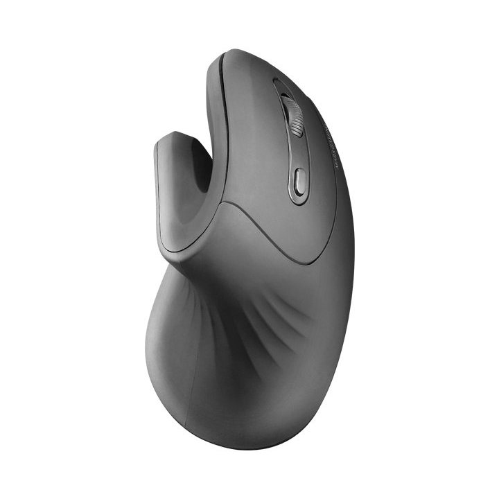 Mouse Mars Gaming Wireless Ergo Mmwergopro Negro 3200 Dpi Switches Mecanicos Huano 2.4 Ghz Diseño Vertical