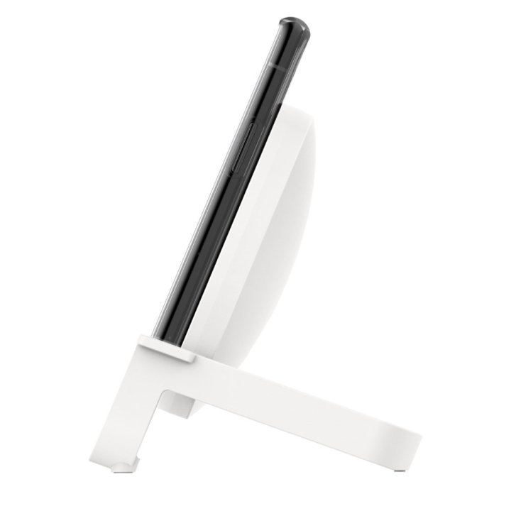 Cargador Inalambrico Belkin Wib001vfwh Charge 10w Blanco Con Soporte Para El Movil