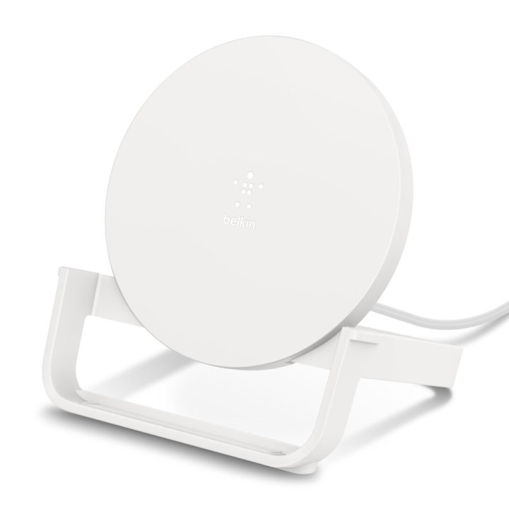 Cargador Inalambrico Belkin Wib001vfwh Charge 10w Blanco Con Soporte Para El Movil