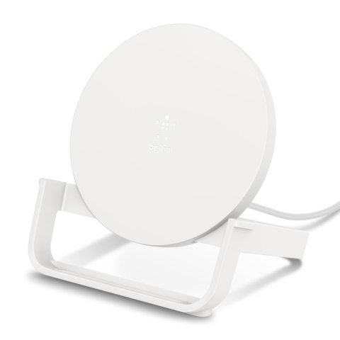 Cargador Inalambrico Belkin Wib001vfwh Charge 10w Blanco Con Soporte Para El Movil