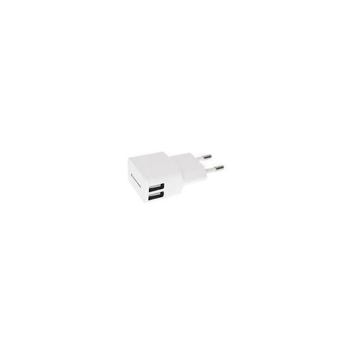 Cargador De Pared Nortess Kit 5 Unidades Usb 2.4a 2 Puertos 5v Color Blanco