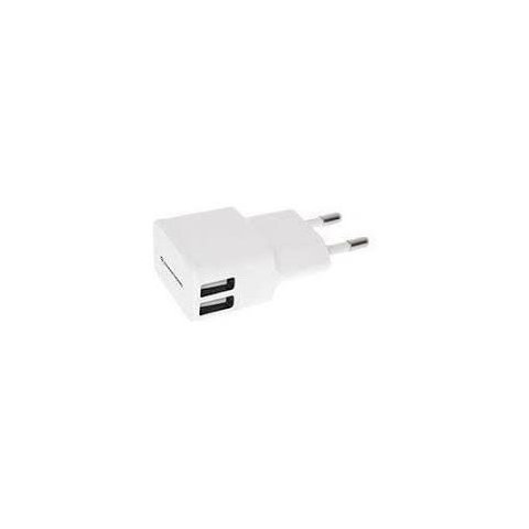 Cargador De Pared Nortess Kit 5 Unidades Usb 2.4a 2 Puertos 5v Color Blanco