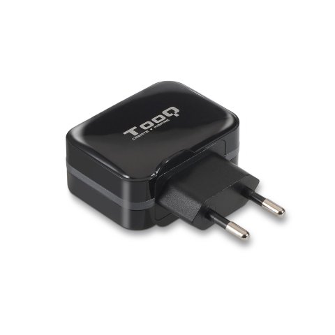 Cargador De Pared Tooq Tqwc-1s02 2xusb 3.4 A(total) Ai-tech Color Negro