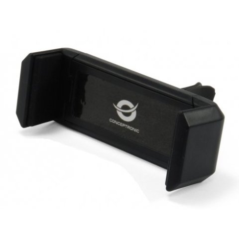 Cargador De Coche Conceptronic 5v 2xusb Para Coche 12 24v + Soporte Smartphone Toma Ventilacion Cusbcar2akit