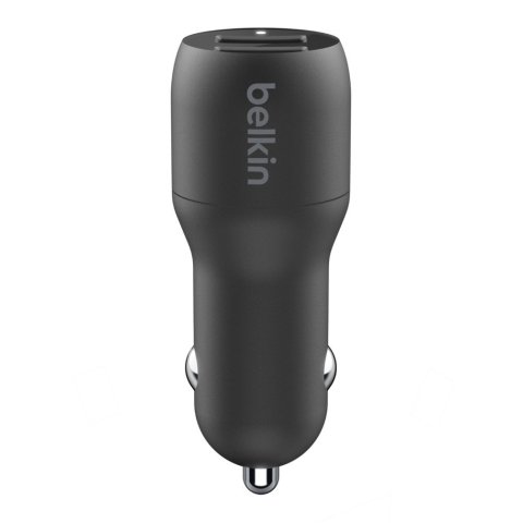 Cargador De Coche Belkin Ccb001btbk Doble Usb-a 24w (12w X2) Color Negro