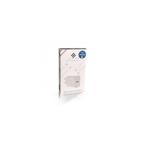 Cargador De Pared Vibian Carga Rapida 1 Puerto Usb-c 20w Incluye Cable Usb-c Android