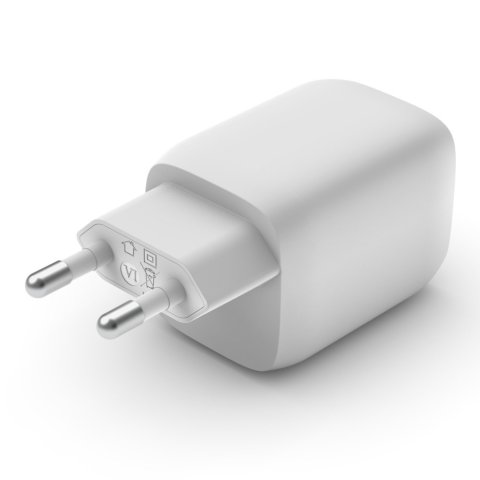 Cargador De Pared Belkin Wch013vfwh Doble Usb-c Gan Boost Charge Pro 65w (45w+20w)