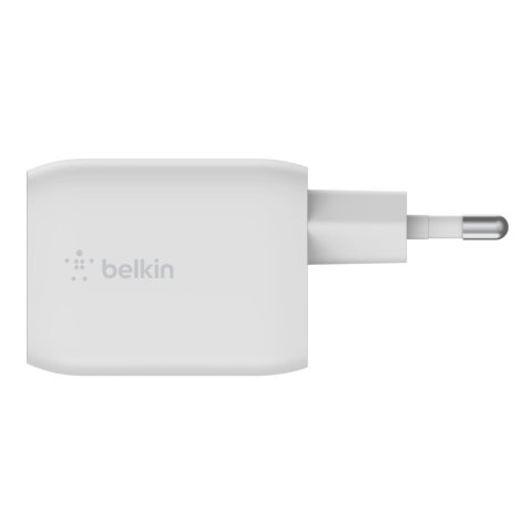 Cargador De Pared Belkin Wch013vfwh Doble Usb-c Gan Boost Charge Pro 65w (45w+20w)