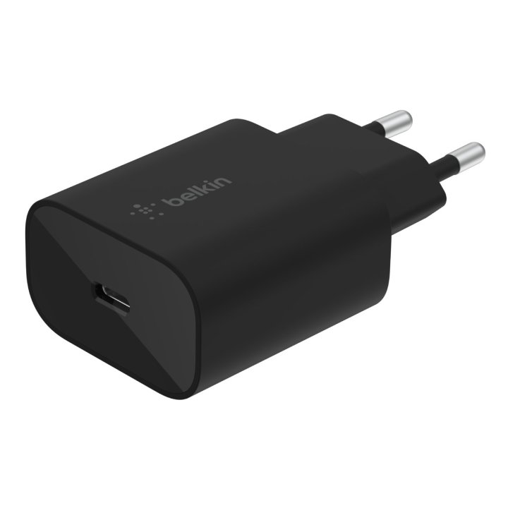 Cargador De Pared Belkin Wca004vfbk Boost Charge Usb-c 25w Color Negro