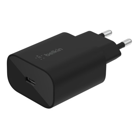 Cargador De Pared Belkin Wca004vfbk Boost Charge Usb-c 25w Color Negro