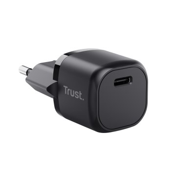 Cargador De Pared Trust 25174 Usb-c 20w Compatible Pd Y Pps 3a Color Negro 2