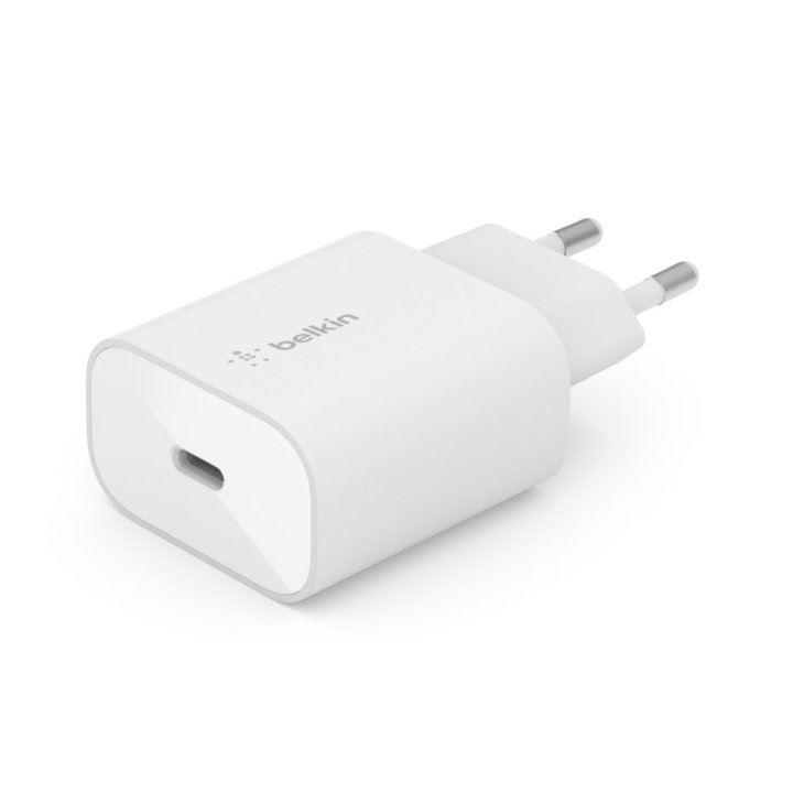 Cargador De Pared Belkin Wca004vfwh Boost Charge Usb-c 25w Color Blanco
