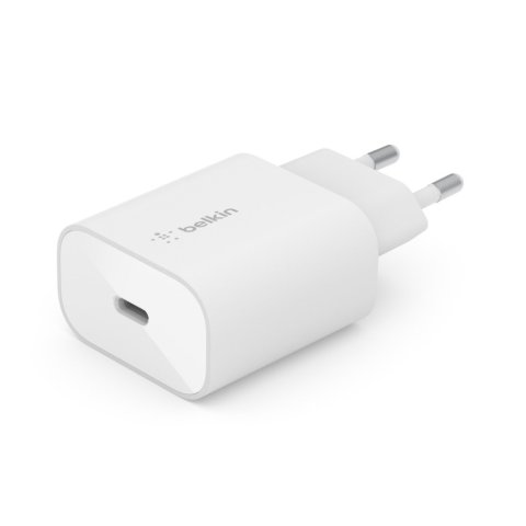 Cargador De Pared Belkin Wca004vfwh Boost Charge Usb-c 25w Color Blanco